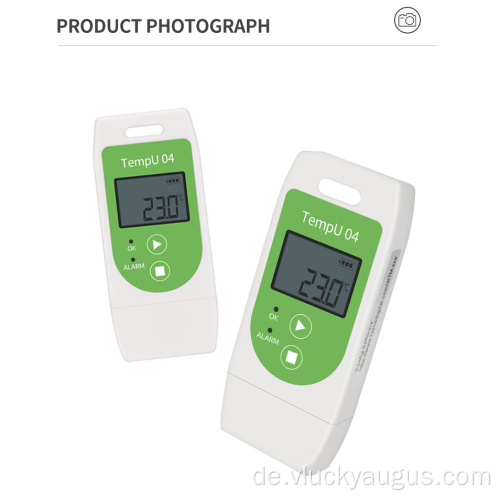 USB -Temperaturdatenlogger mit LCD -Anzeige